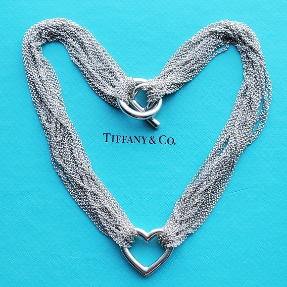 Retired multi strand toggle choker necklace - Picture 2 of 10